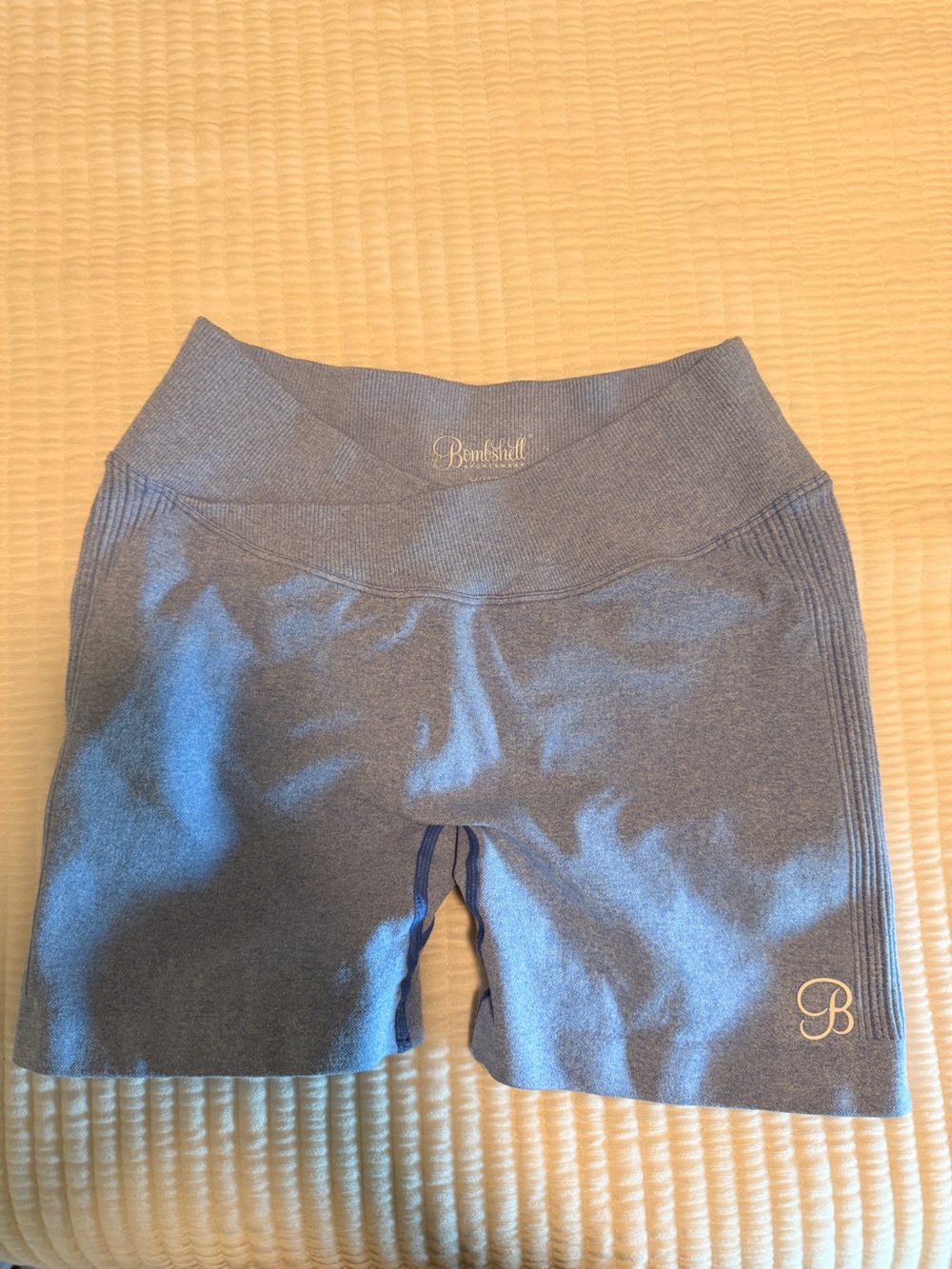Bombshell Sportswear Baby Blue Scrunch Butt Shorts